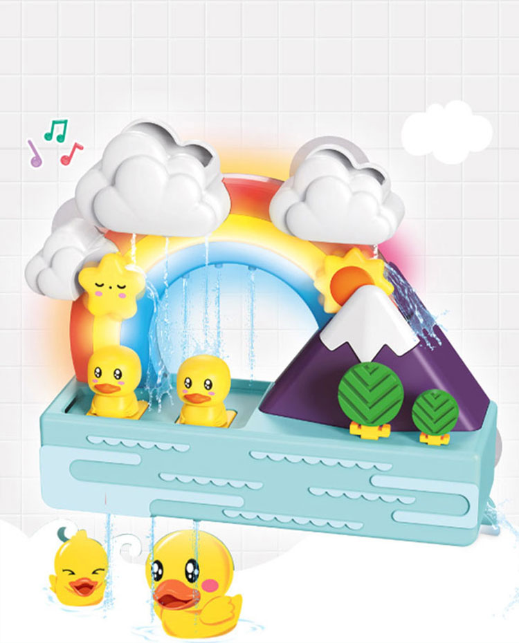 레츠토이 LED 레인보우 옐로우 DUCK 목욕놀이 물놀이 장난감