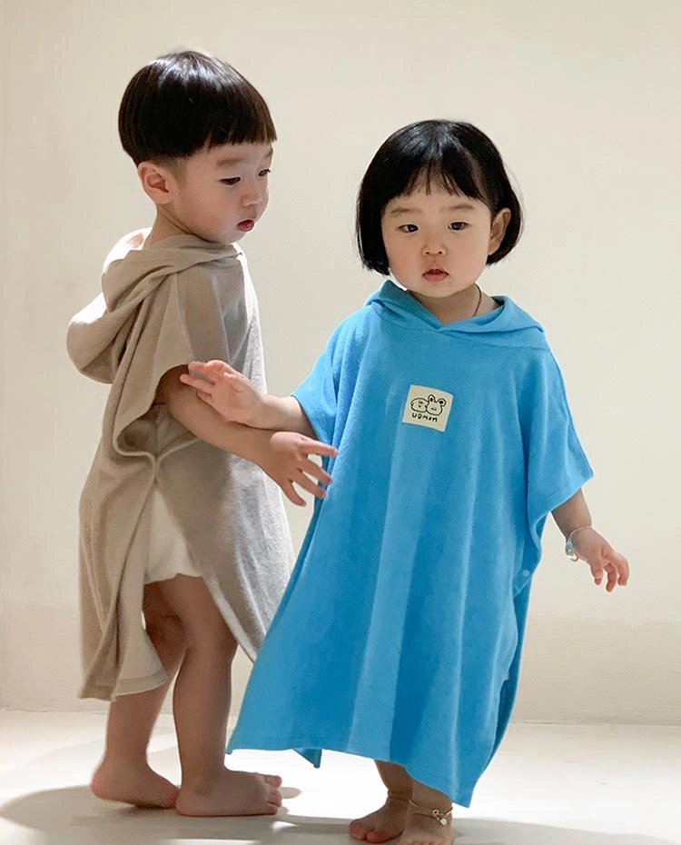 유비맘 유아동 유아복 뽀송 가운 (블루)