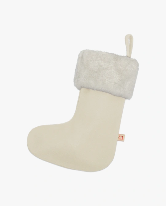 Christmas Santa Socks Pocket [medium / Ivory]
